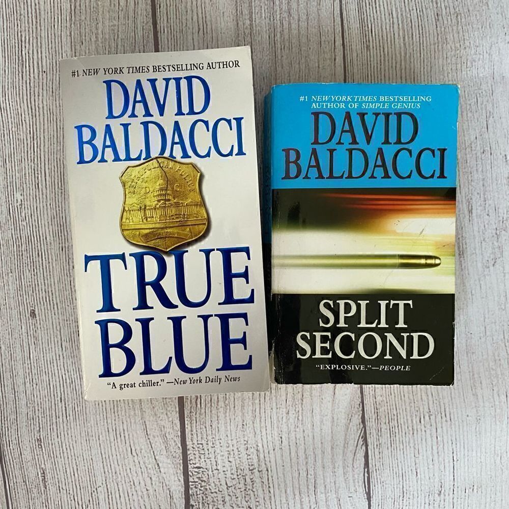 Bundle of 2 action adventure thriller books by David Baldacci